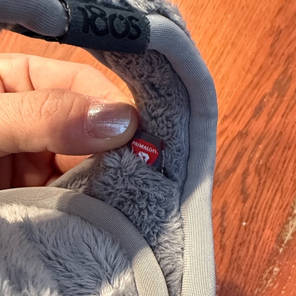 EUC Gray Furry Earmuffs for Adult or Kids - Picture 3 of 5